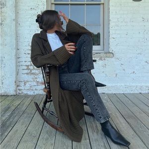 *NWT* WeWoreWhat Coatigan in Olive